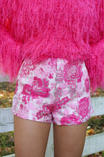 PINK FLORAL DREAM SHORTS