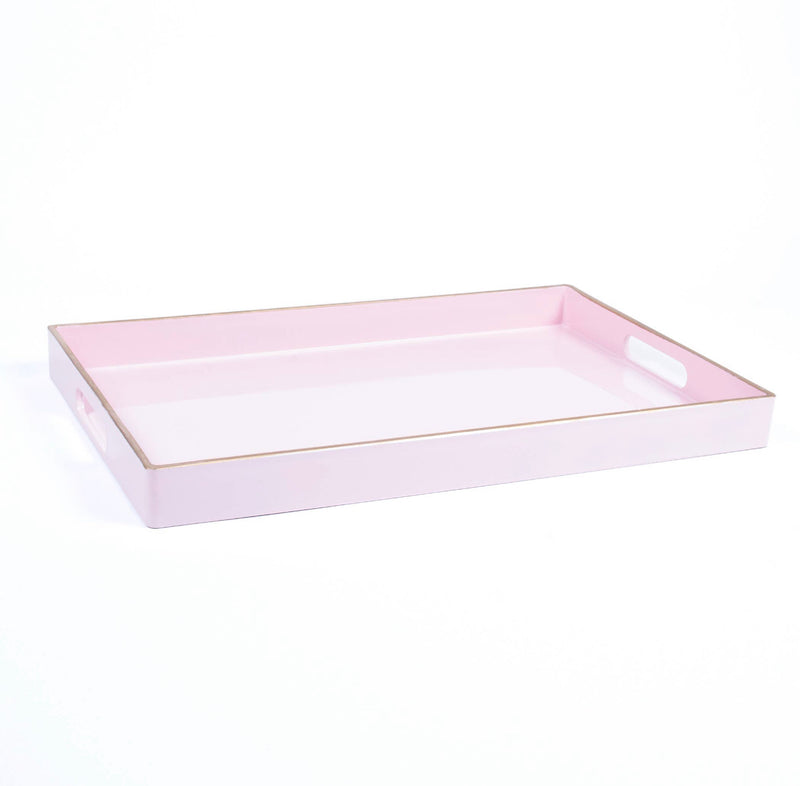 PINK/GOLD TABLE TRAY