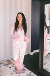 FEATHER PJ SET IN LIGHT PINK | BUDDY LOVE